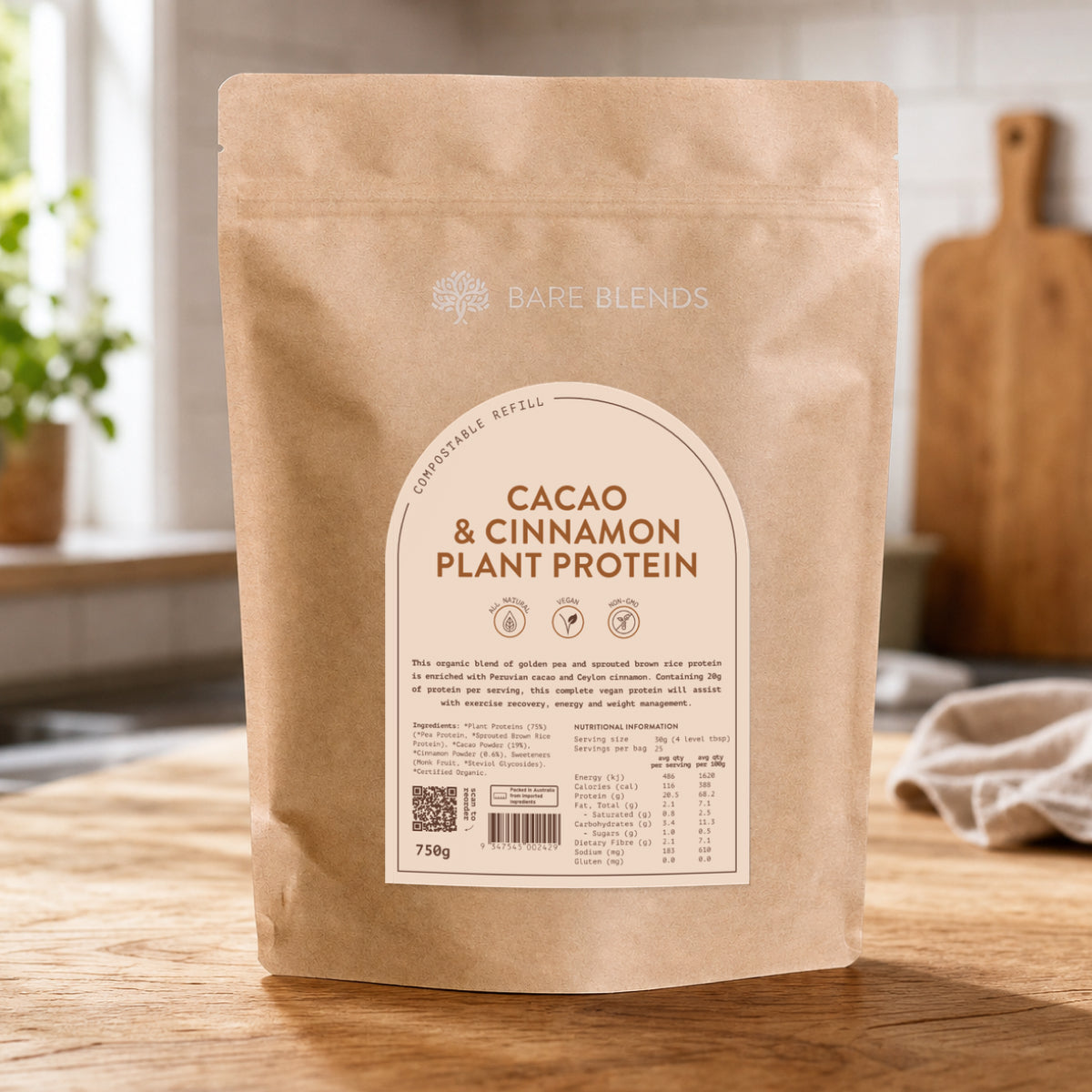 Cacao & Cinnamon Plant Protein